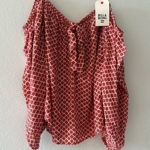 NWT Billabong off shoulder top
